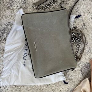 Rebecca Minkoff Gray Leather Crossbody Bag
